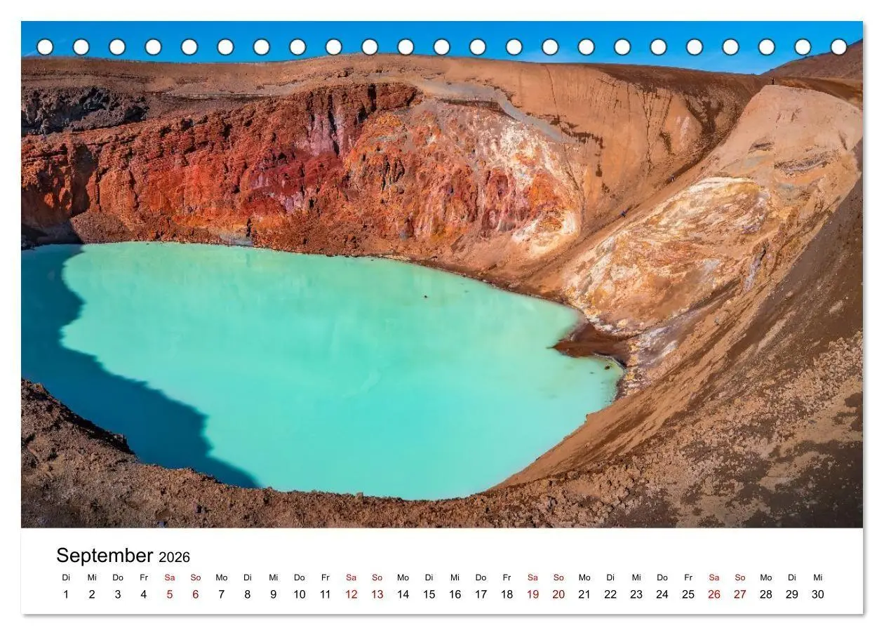 Bild: 9783516672725 | Island - Elemente der Natur (Tischkalender 2026 DIN A5 quer),...
