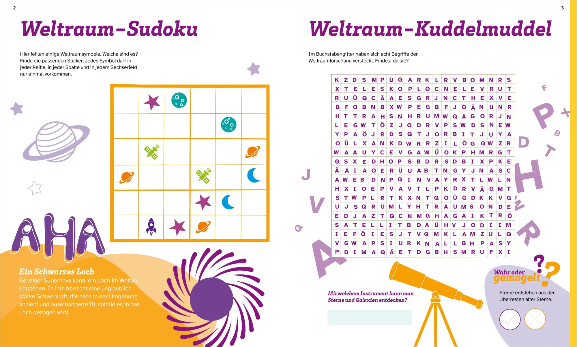 Bild: 9783788622725 | WAS IST WAS Rätseln und Stickern: Weltall | KG | Broschüre | 24 S.