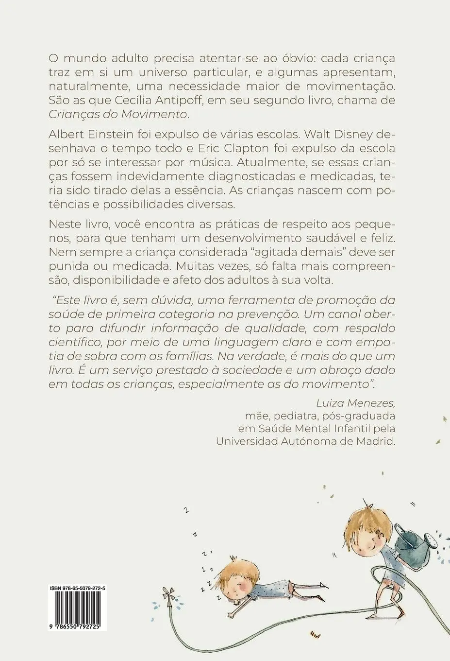 Rückseite: 9786550792725 | Criança do movimento | Cecília Antipoff | Taschenbuch | Portugiesisch