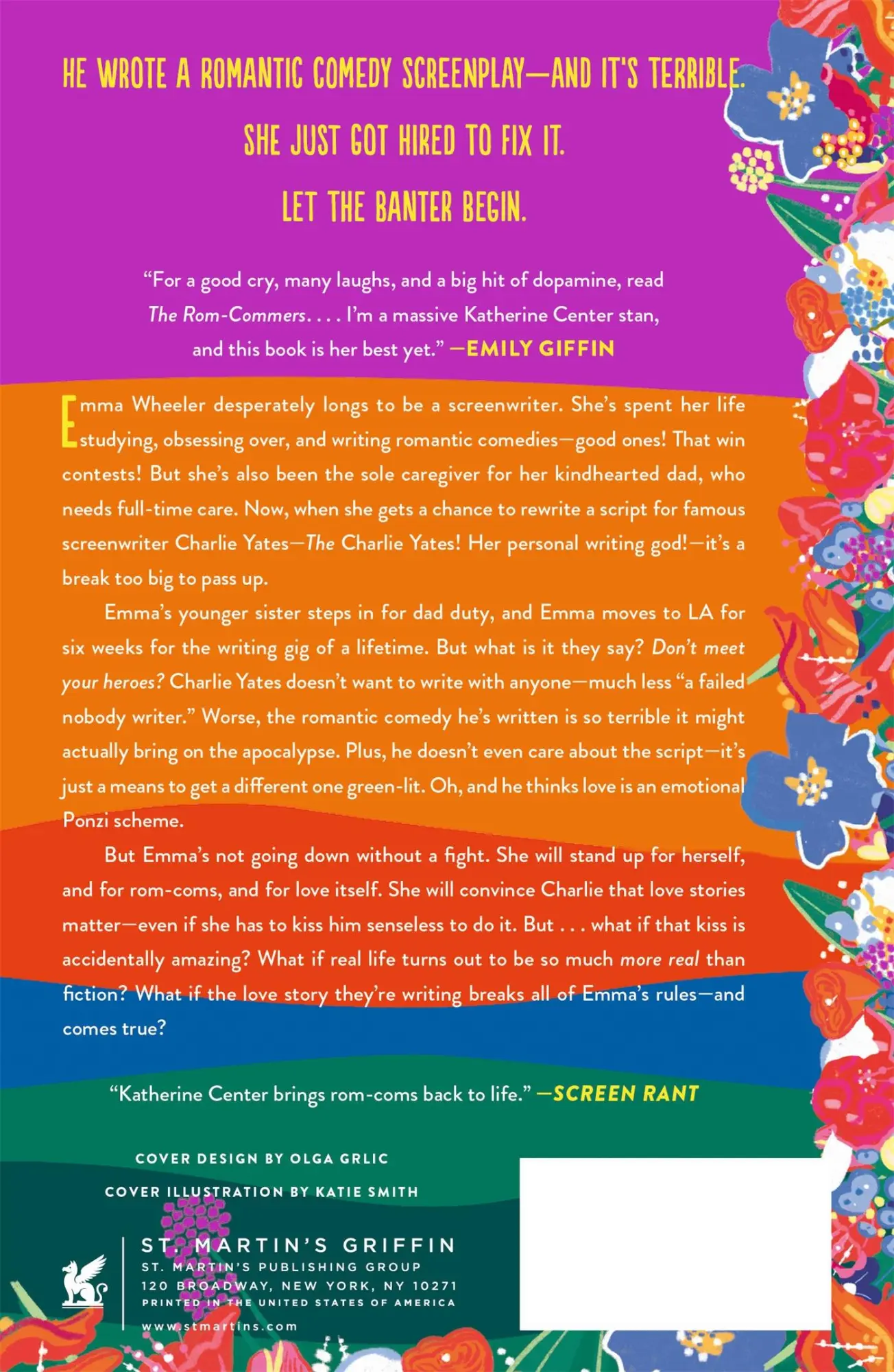 Rückseite: 9781250382825 | The Rom-Commers | Katherine Center | Taschenbuch | Englisch | 2025