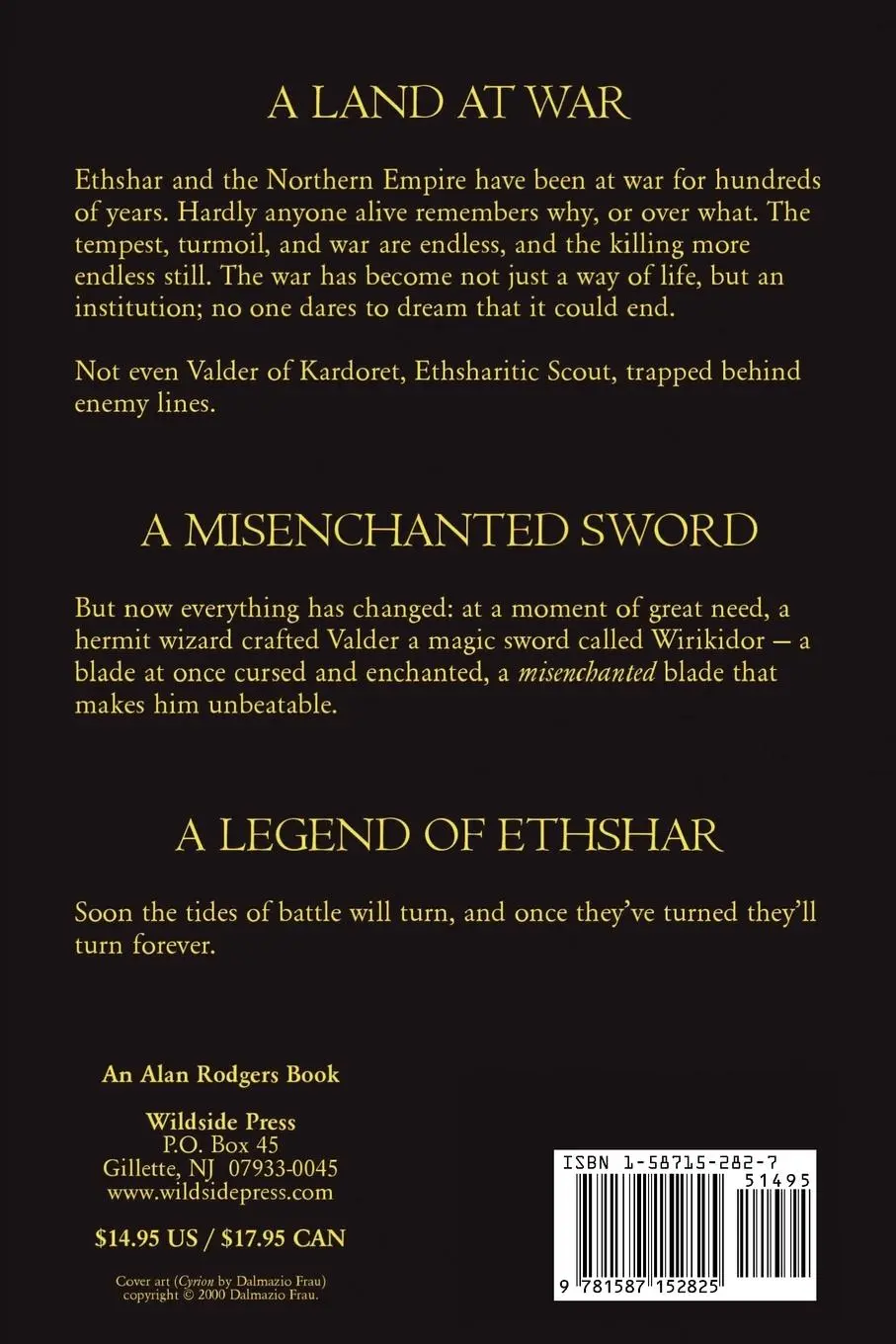 Rückseite: 9781587152825 | The Misenchanted Sword | Lawrence Watt-Evans | Taschenbuch | Englisch