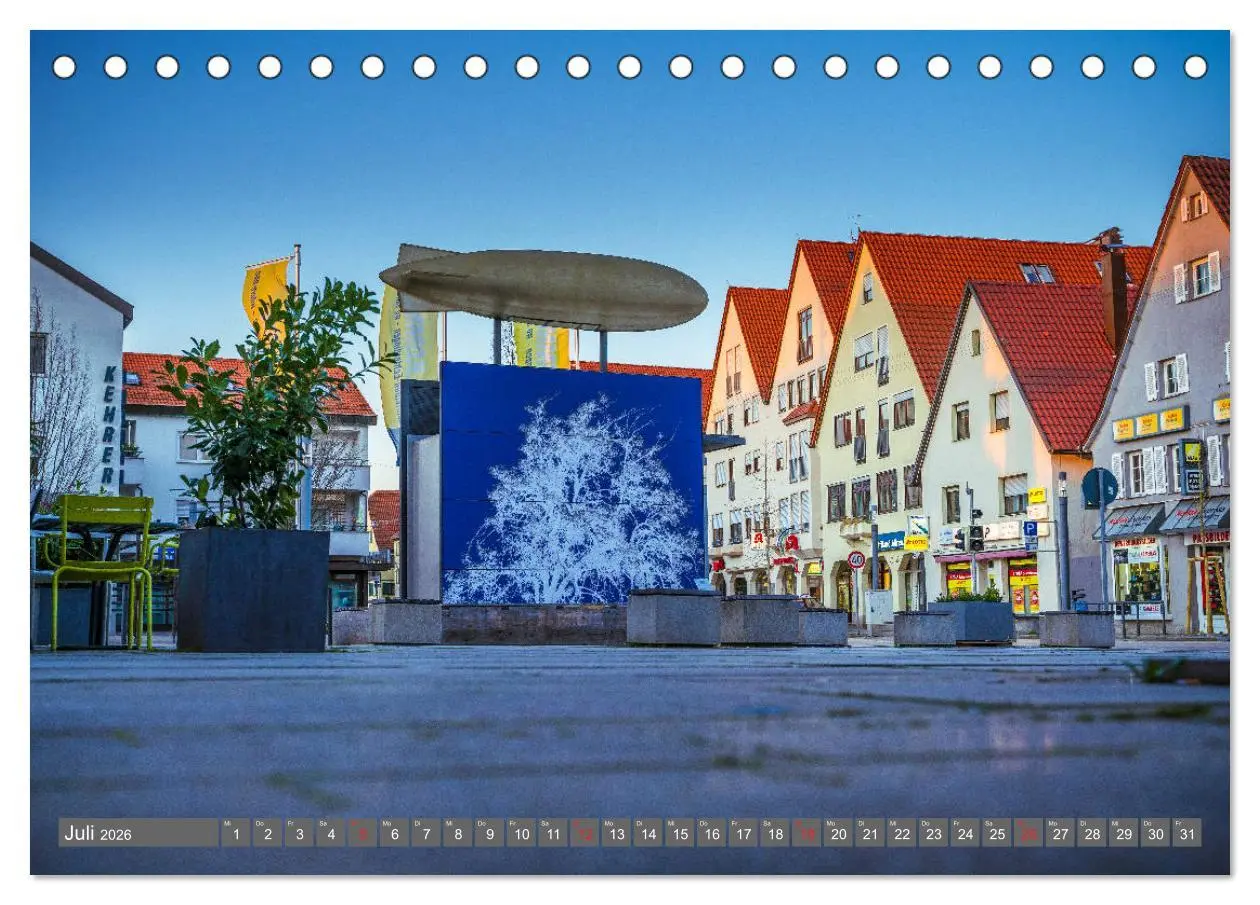 Bild: 9783457712825 | Impressionen aus Leinfelden-Echterdingen 2026 (Tischkalender 2026...