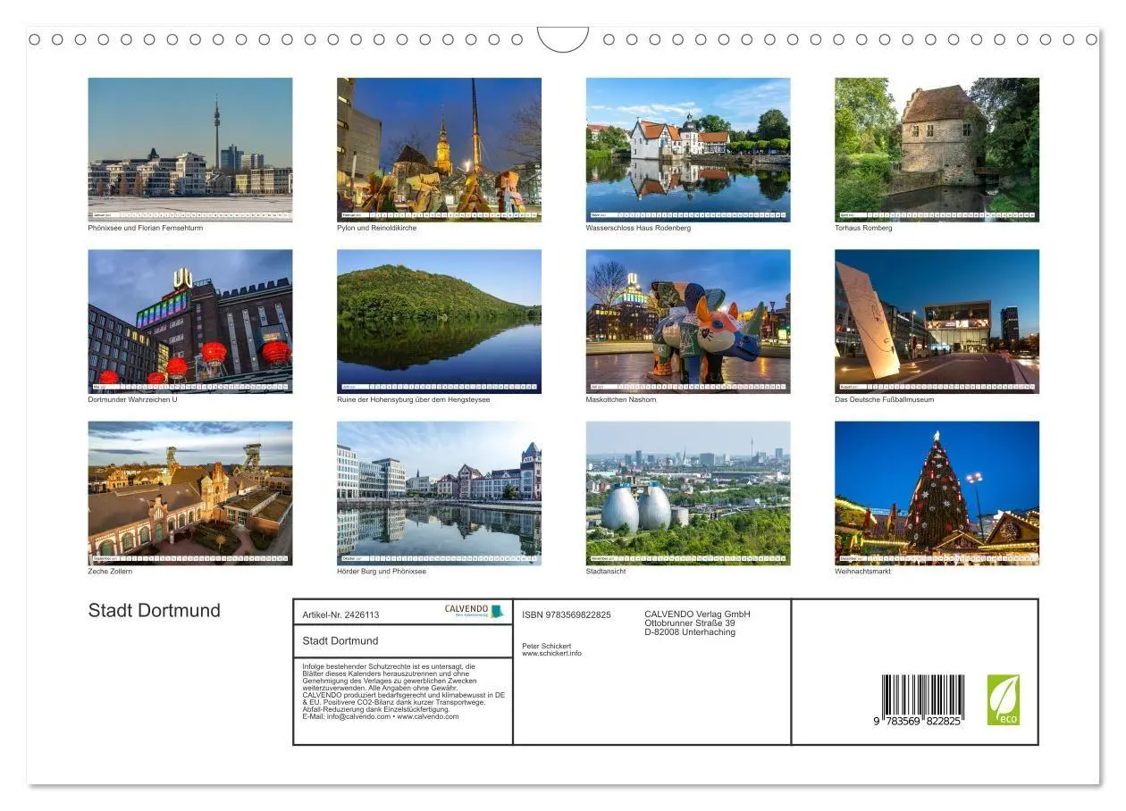 Bild: 9783569822825 | Stadt Dortmund (Wandkalender 2027 DIN A3 quer), CALVENDO...