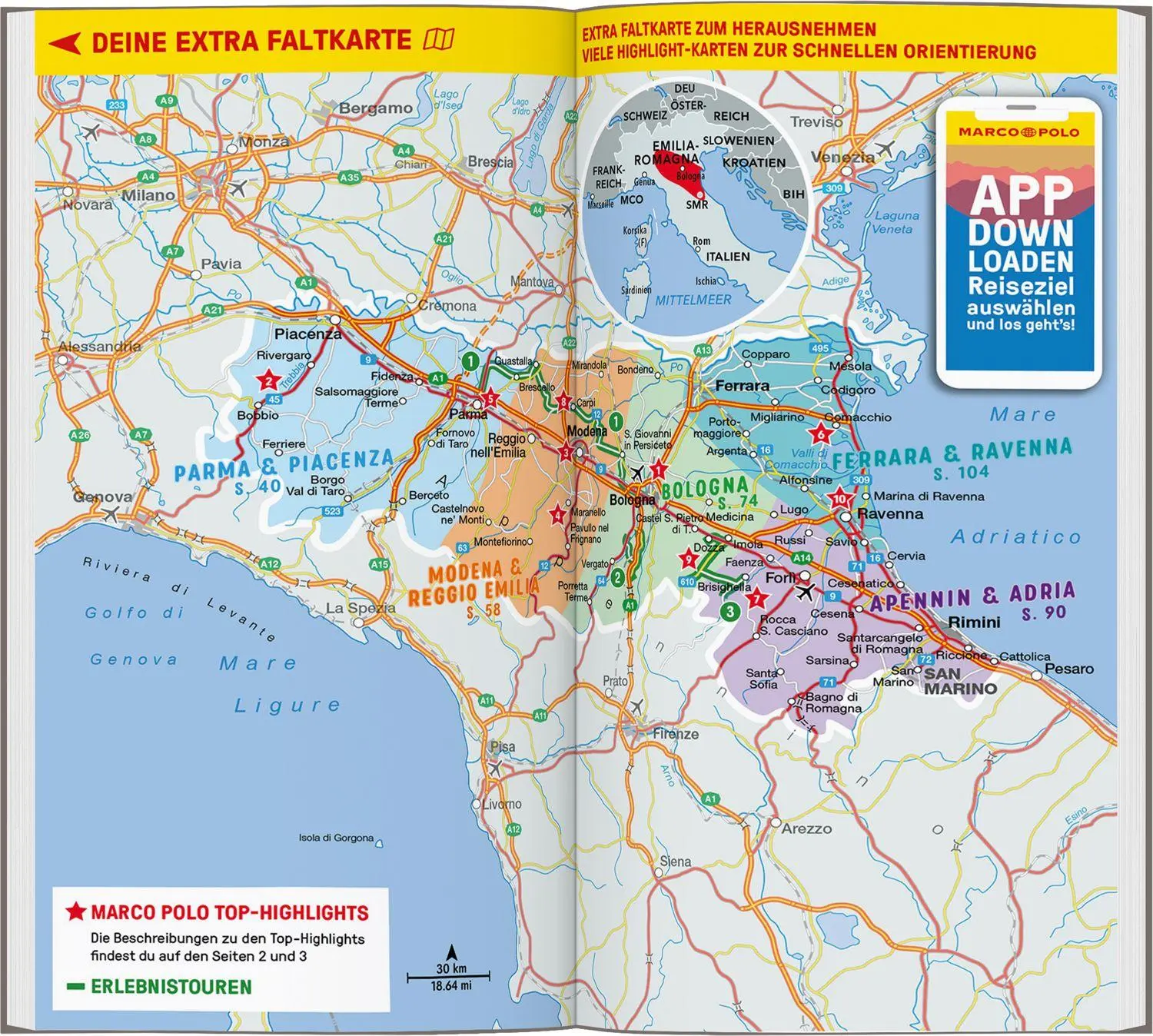 Bild: 9783829742825 | MARCO POLO Reiseführer Emilia-Romagna, Bologna, Parma, Ravenna | Buch