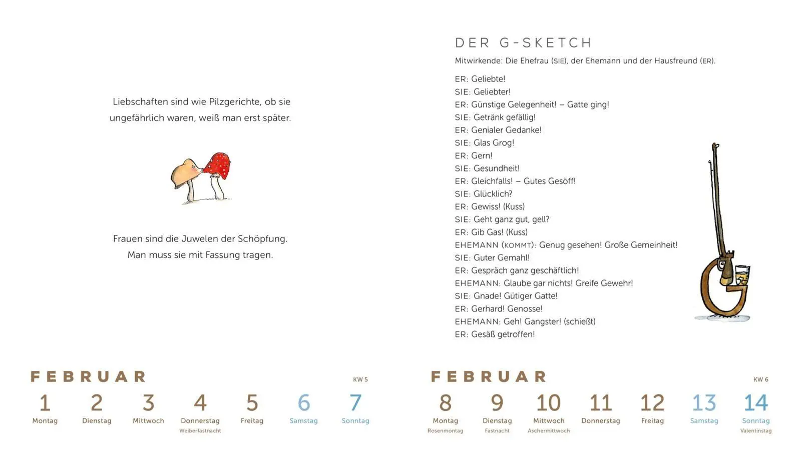 Bild: 9783830322825 | Heinz Erhardt: Literarischer Wochenkalender 2027 | Heinz Erhardt