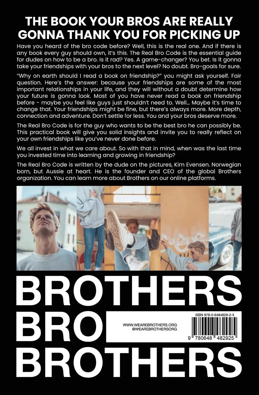 Rückseite: 9780648482925 | The Real Bro Code | The essential guide for dudes on how to be a bro