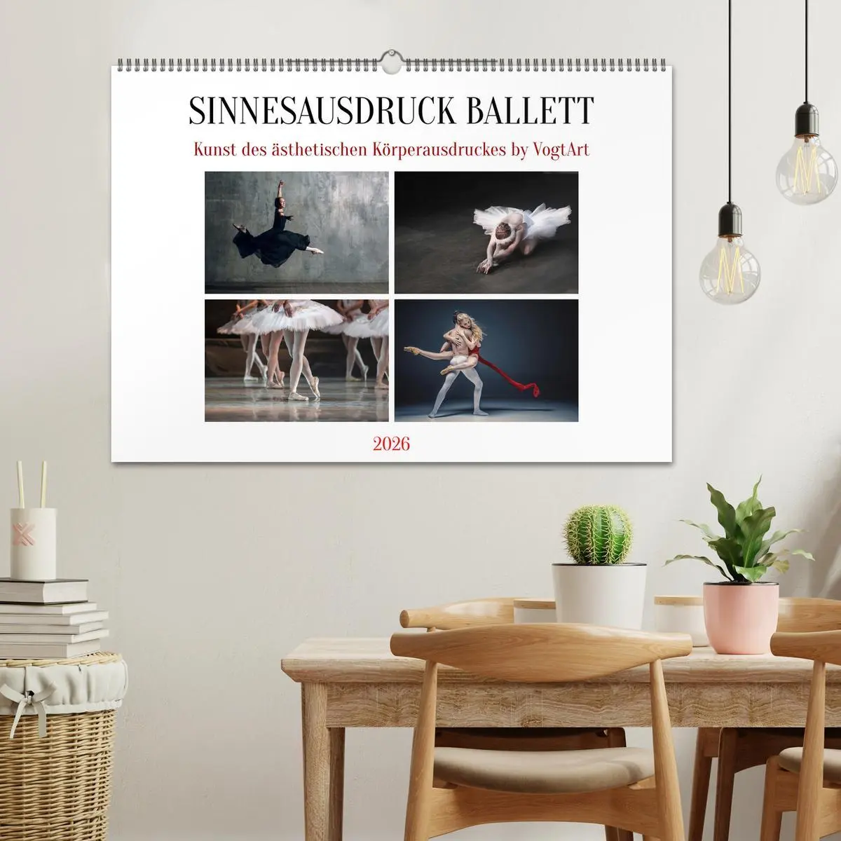Bild: 9783457562925 | Sinneseindrücke Ballett (Wandkalender 2026 DIN A2 quer), CALVENDO...