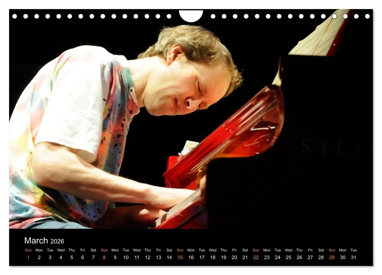 Bild: 9783516582925 | Jazz Pianists 2026 (Wall Calendar 2026 DIN A4 landscape), CALVENDO...