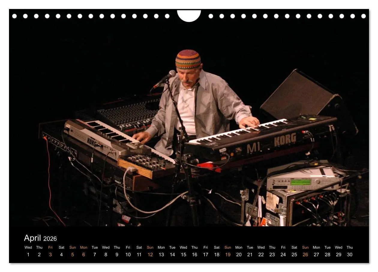 Bild: 9783516582925 | Jazz Pianists 2026 (Wall Calendar 2026 DIN A4 landscape), CALVENDO...