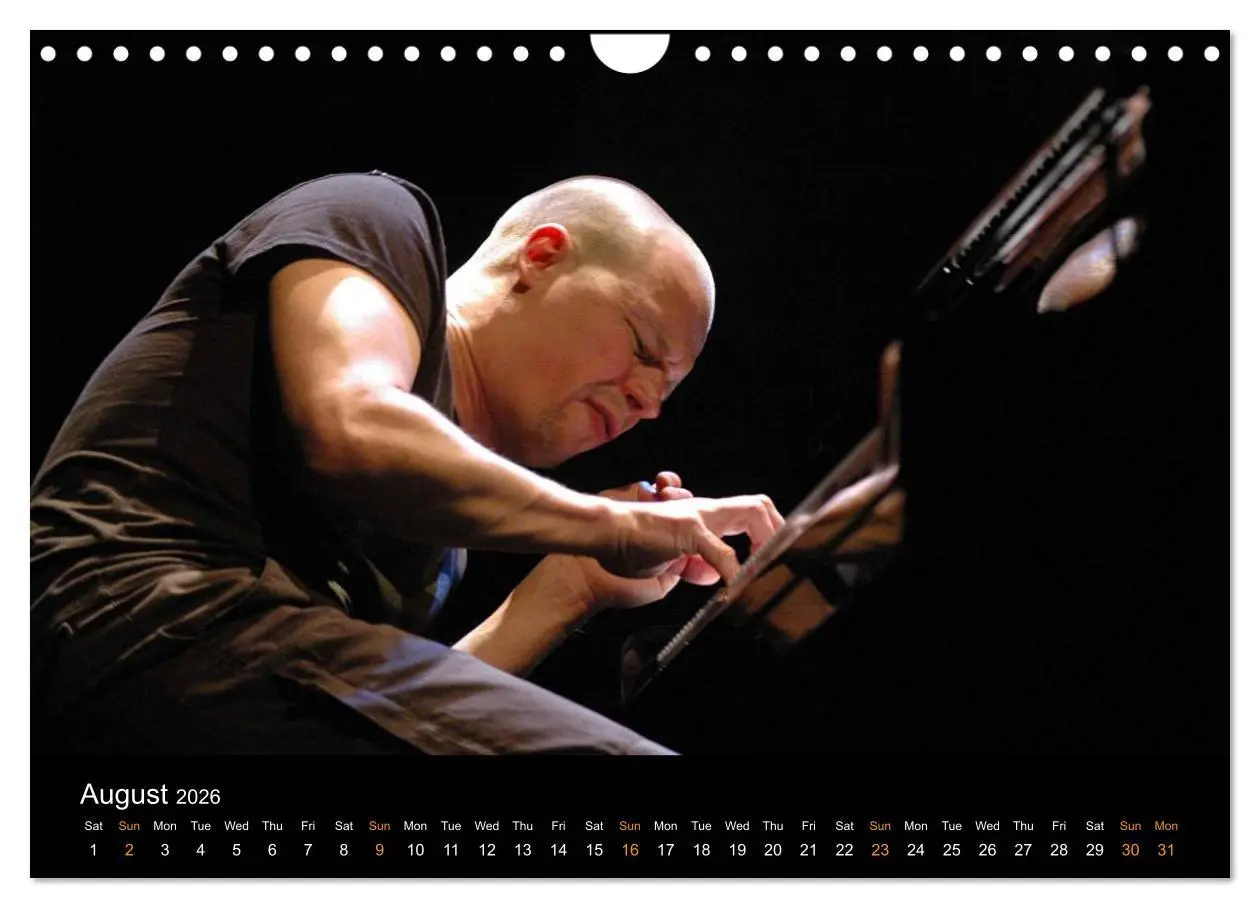 Bild: 9783516582925 | Jazz Pianists 2026 (Wall Calendar 2026 DIN A4 landscape), CALVENDO...