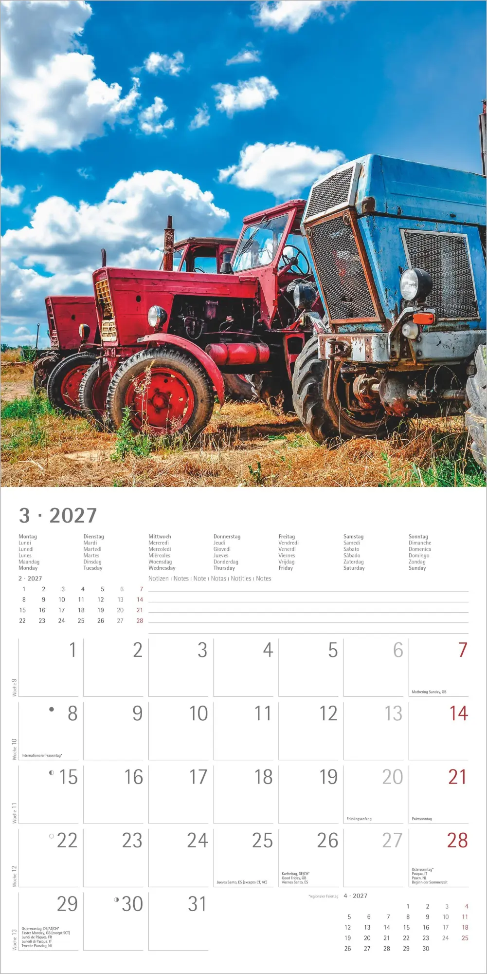 Bild: 4069095013025 | Traktoren 2027 | Neumann Verlage GmbH &amp; Co KG | Kalender | 14 S.