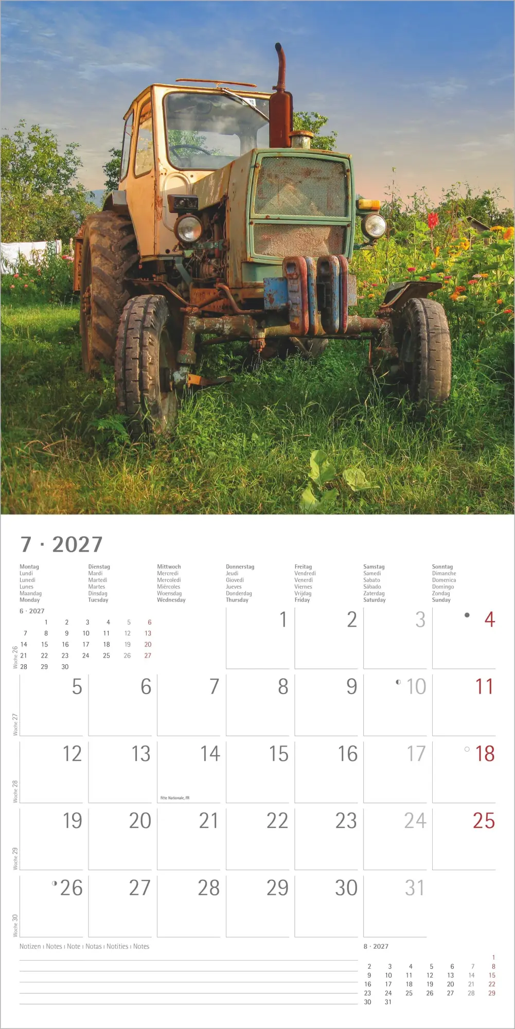 Bild: 4069095013025 | Traktoren 2027 | Neumann Verlage GmbH &amp; Co KG | Kalender | 14 S.