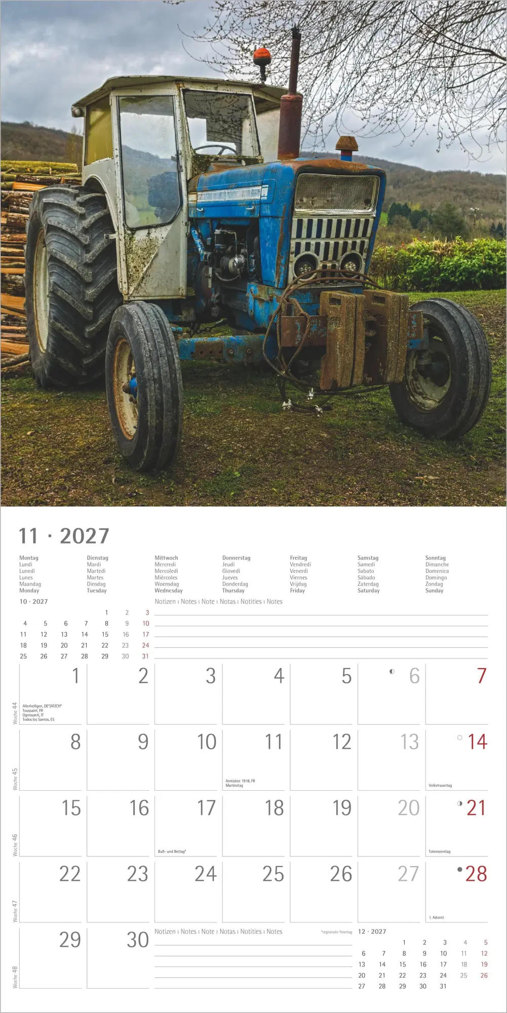 Bild: 4069095013025 | Traktoren 2027 | Neumann Verlage GmbH &amp; Co KG | Kalender | 14 S.