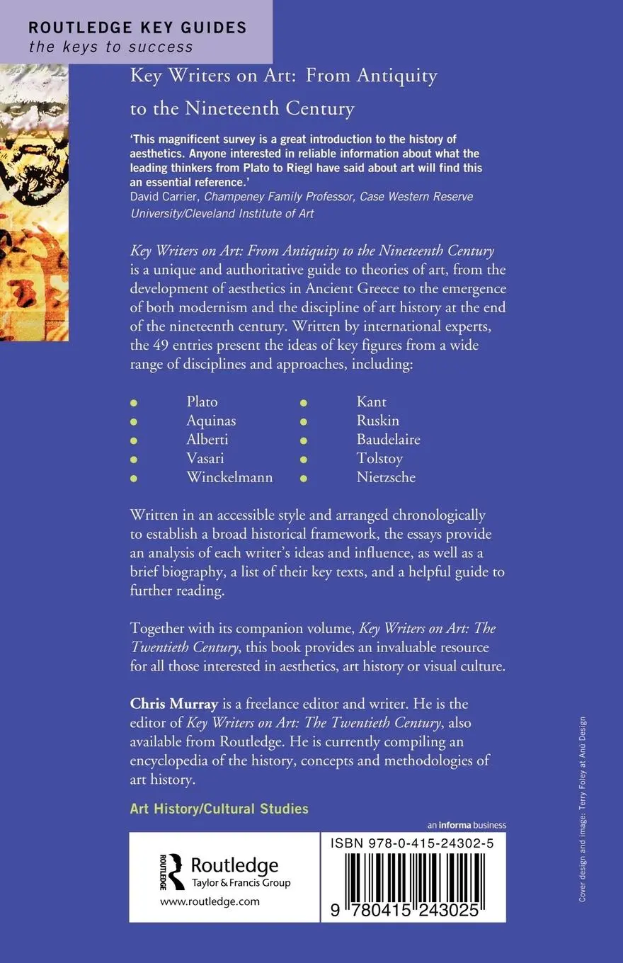 Rückseite: 9780415243025 | Key Writers on Art | From Antiquity to the Nineteenth Century | Murray