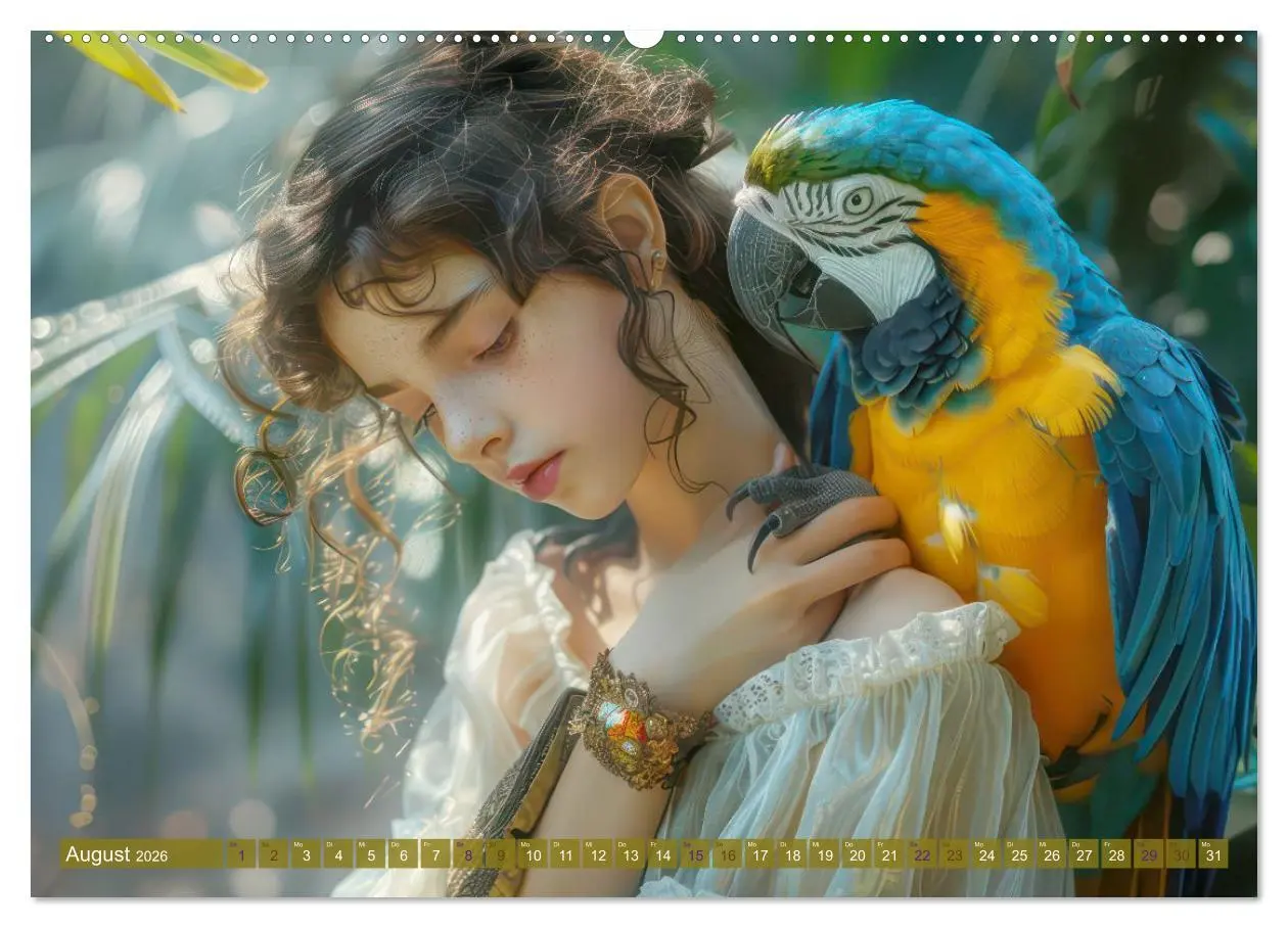 Bild: 9783457833025 | Eine kindliche Tierliebe - Herzensbilder (Wandkalender 2026 DIN A2...