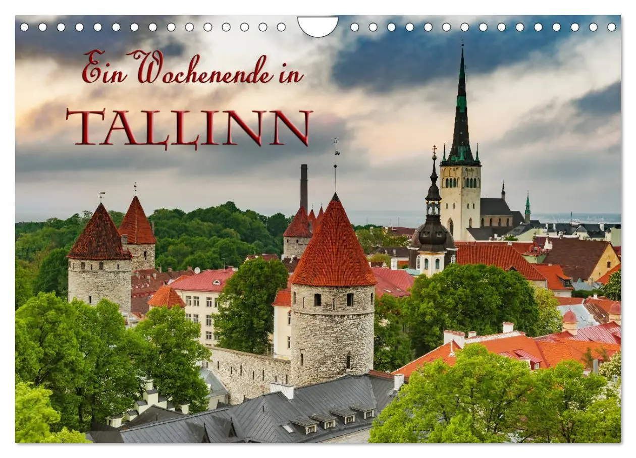 Cover: 9783457903025 | Ein Wochenende in Tallinn (Wandkalender 2026 DIN A4 quer), CALVENDO...