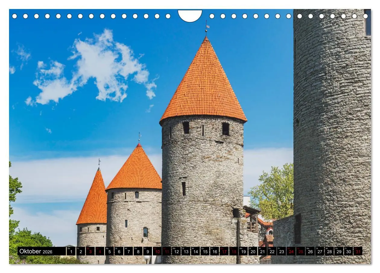 Bild: 9783457903025 | Ein Wochenende in Tallinn (Wandkalender 2026 DIN A4 quer), CALVENDO...