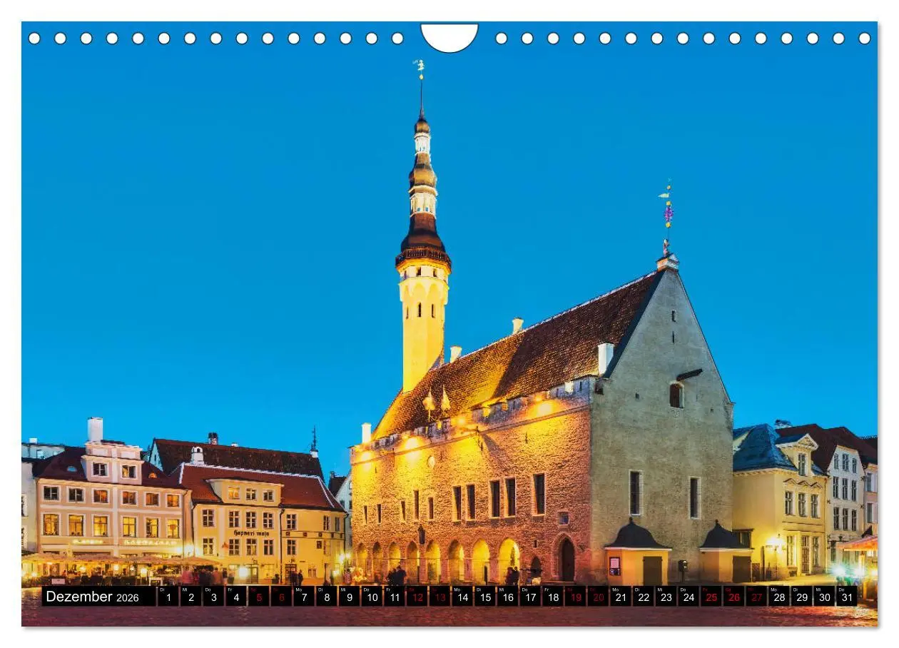 Bild: 9783457903025 | Ein Wochenende in Tallinn (Wandkalender 2026 DIN A4 quer), CALVENDO...