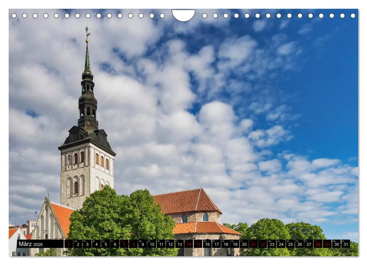 Bild: 9783457903025 | Ein Wochenende in Tallinn (Wandkalender 2026 DIN A4 quer), CALVENDO...