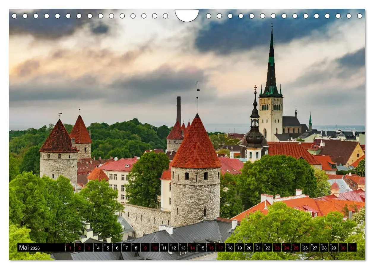 Bild: 9783457903025 | Ein Wochenende in Tallinn (Wandkalender 2026 DIN A4 quer), CALVENDO...