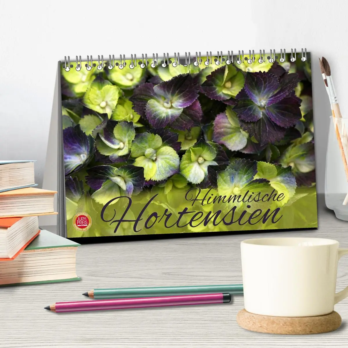Bild: 9783516093025 | Himmlische Hortensien (Tischkalender 2026 DIN A5 quer), CALVENDO...