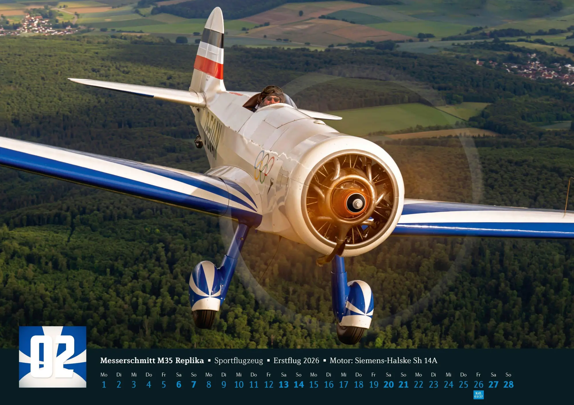 Bild: 9783613323025 | Klassiker der Luftfahrt Kalender 2027 | Kalender | 14 S. | Deutsch