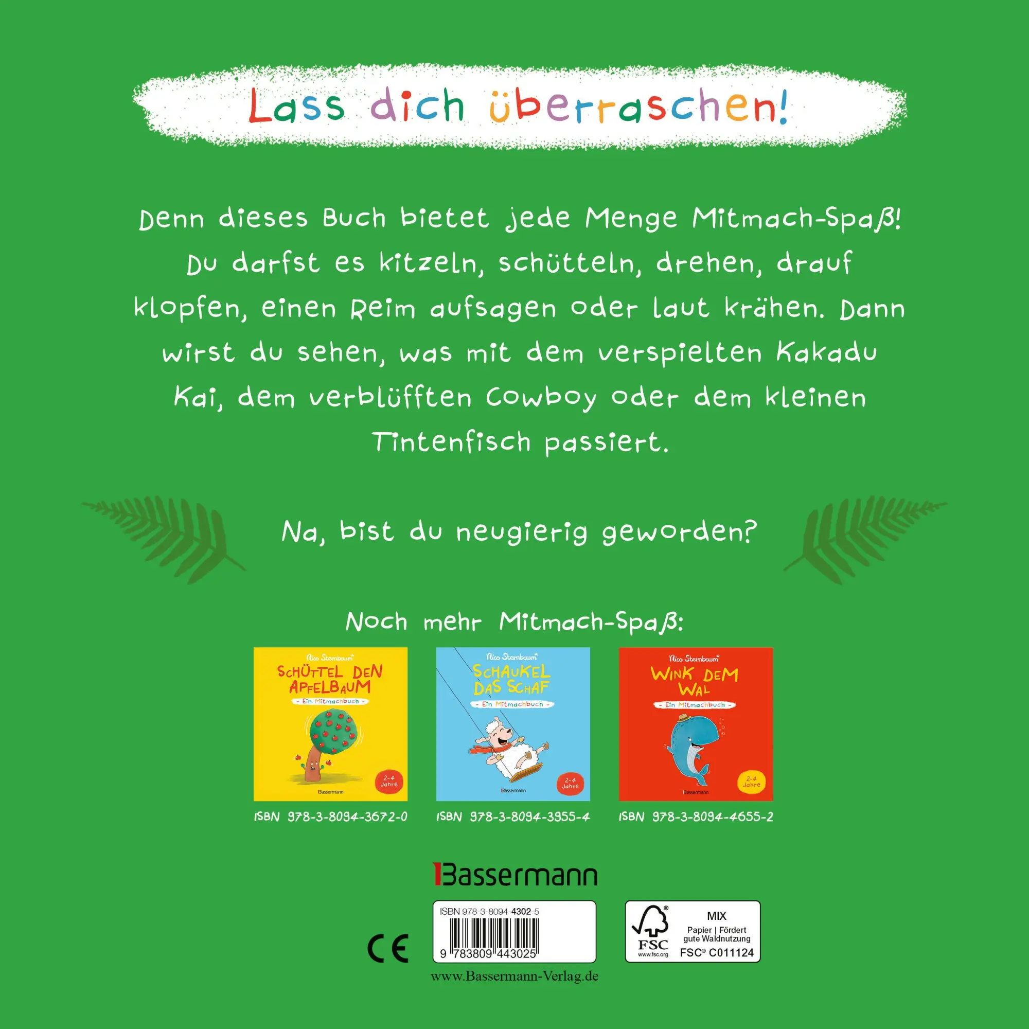 Bild: 9783809443025 | Kitzel den Kakadu - Ein Mitmachbuch zum Schütteln, Schaukeln,...