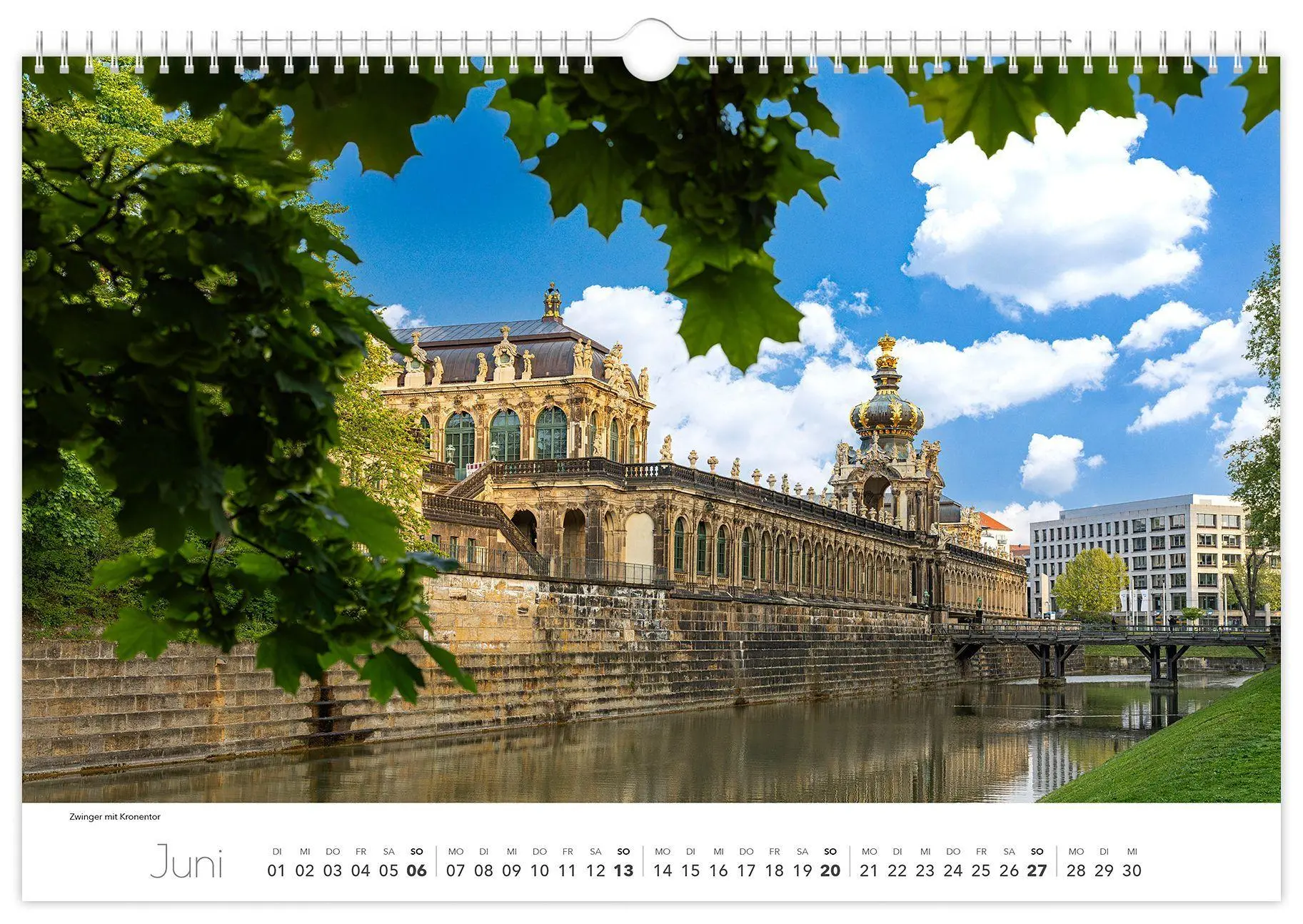Bild: 9783912303025 | Kalender Dresden Elbflorenz 2027 | 45 x 30 cm weißes Kalendarium