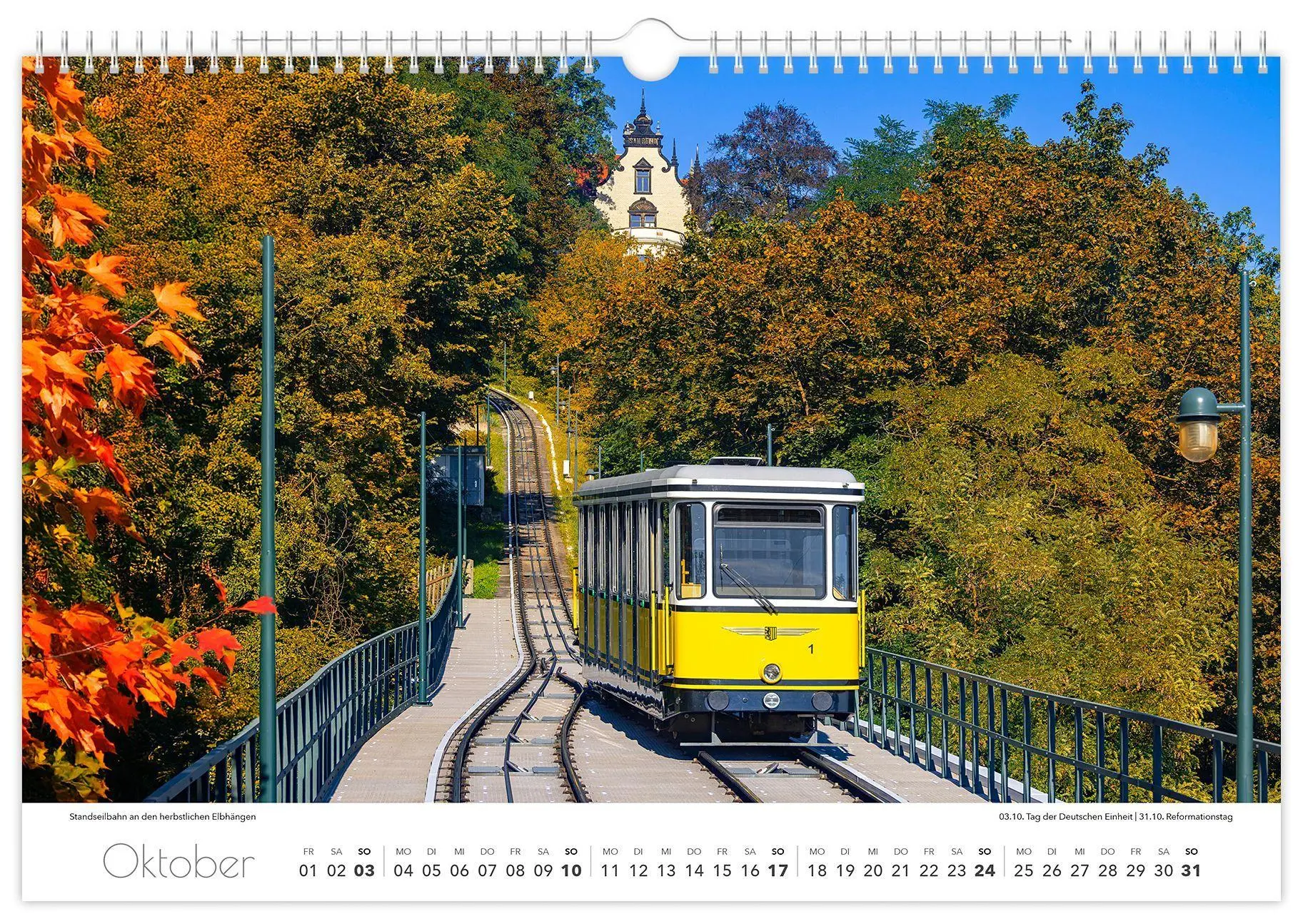 Bild: 9783912303025 | Kalender Dresden Elbflorenz 2027 | 45 x 30 cm weißes Kalendarium