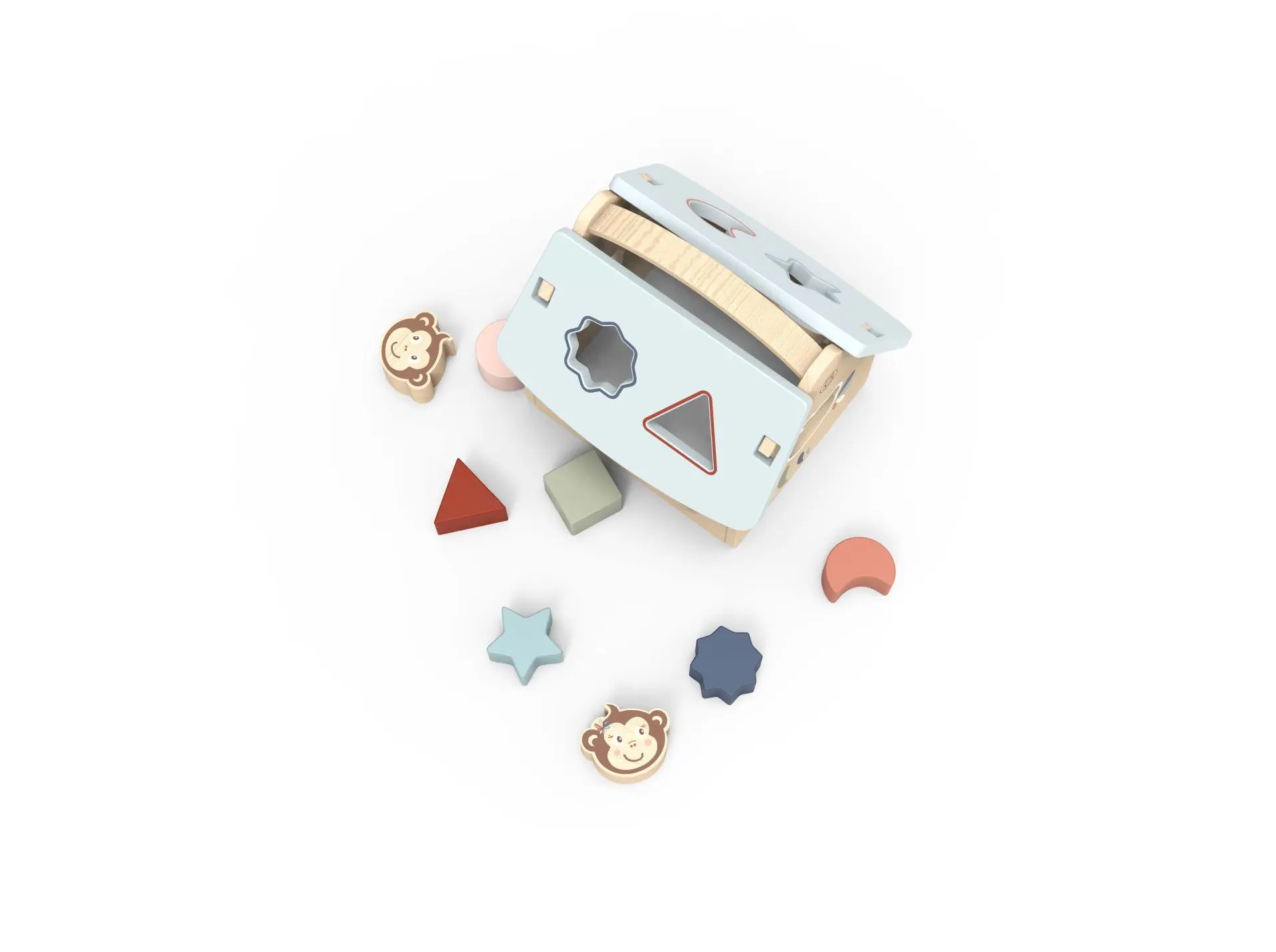 Cover: 850047013125 | Nici SP1006 Steck- und Formsortier-Spielhaus 20x17,5x20cm | SP1006