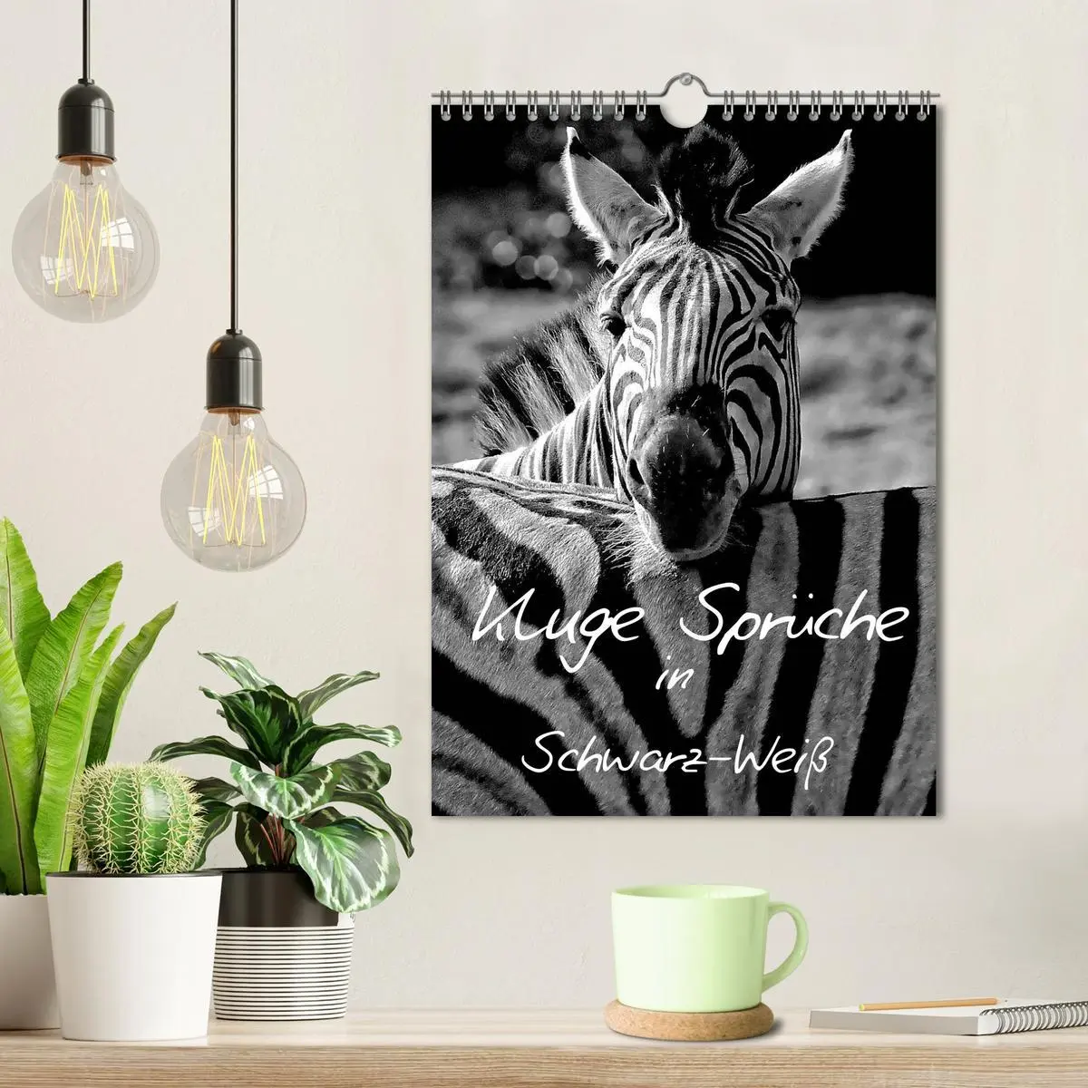 Bild: 9783516463125 | Kluge Sprüche in Schwarz-Weiß (Wandkalender 2026 DIN A4 hoch),...