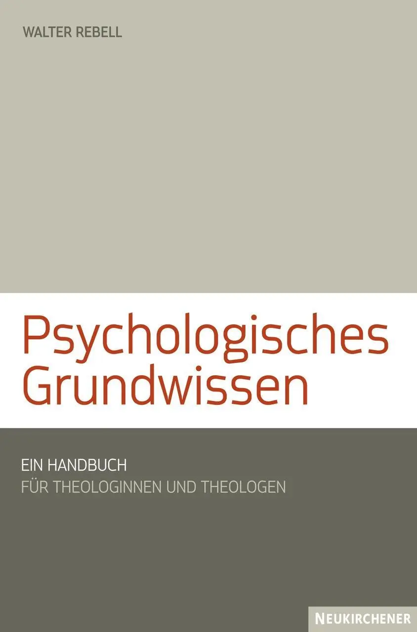 Cover: 9783788723125 | Psychologisches Grundwissen | Walter Rebell | Taschenbuch | 276 S.
