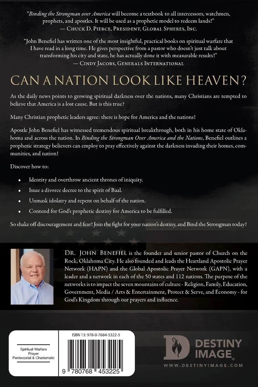 Rückseite: 9780768453225 | Binding the Strongman over America and the Nations | John Benefiel