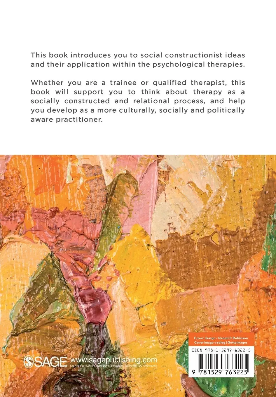 Rückseite: 9781529763225 | Practicing Therapy as Social Construction | Sheila McNamee (u. a.)