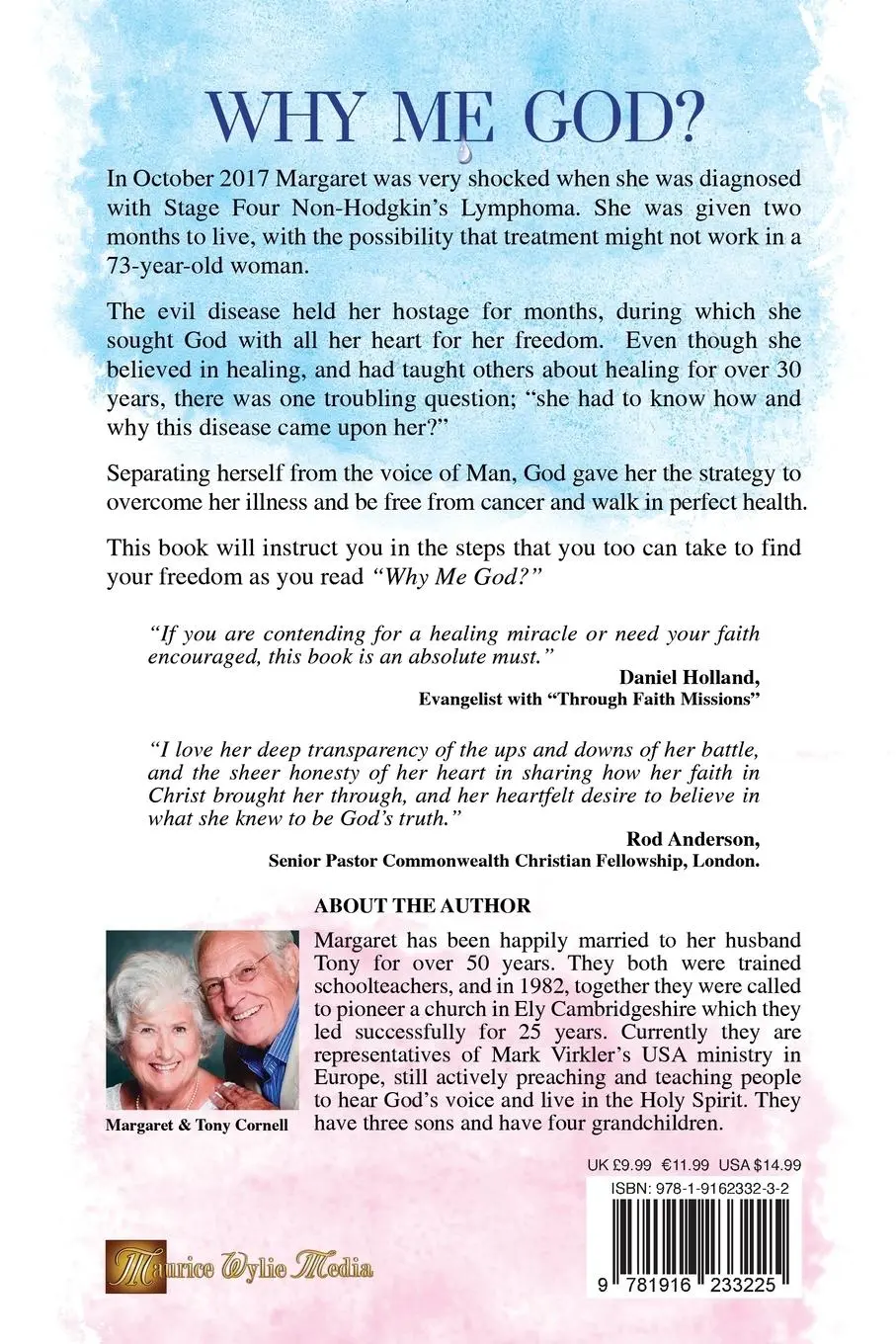 Rückseite: 9781916233225 | Why me God? | Margaret Cornell | Taschenbuch | Kartoniert / Broschiert