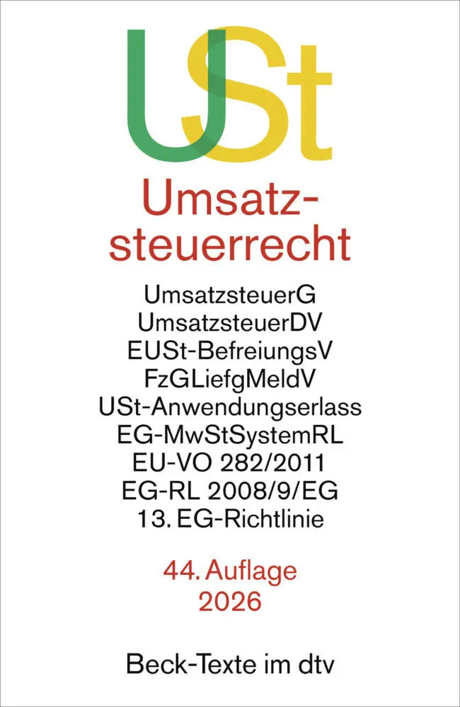Cover: 9783423533225 | Umsatzsteuerrecht | Taschenbuch | Deutsch | 2026 | DTV