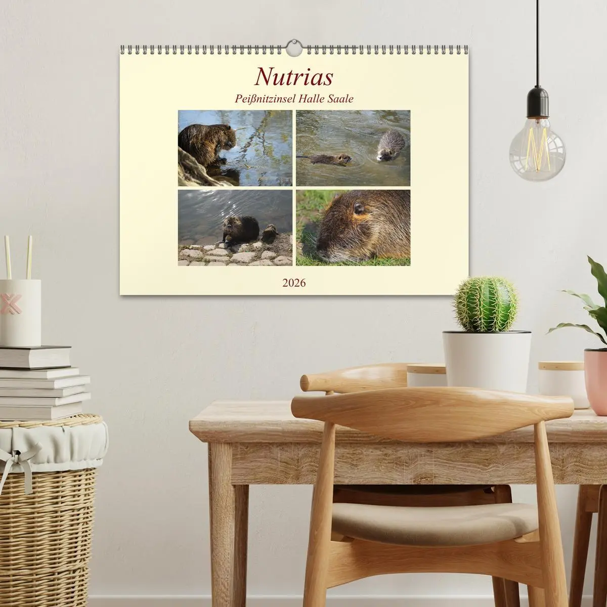 Bild: 9783457813225 | Nutrias Peißnitzinsel Halle Saale (Wandkalender 2026 DIN A3 quer),...