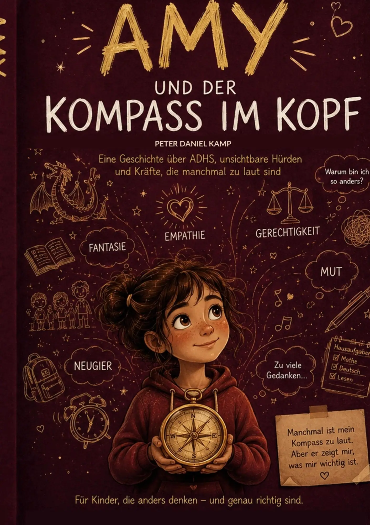 Cover: 9783696713225 | Amy und der Kompass im Kopf | Peter Daniel Kamp | Taschenbuch | 98 S.