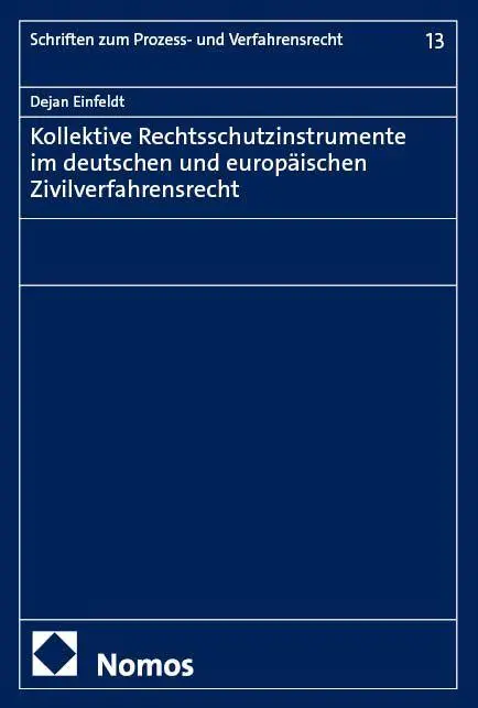 Cover: 9783756033225 | Kollektive Rechtsschutzinstrumente im deutschen und europäischen...