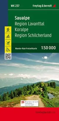 Cover: 9783850843225 | Saualpe - Lavanttal - Koralpe - Region Schilcherheimat 1 : 50 000....