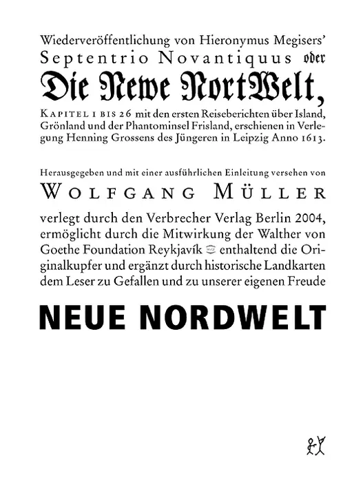 Cover: 9783935843225 | Neue Nordwelt | Wolfgang Müller | Taschenbuch | Deutsch | 2024
