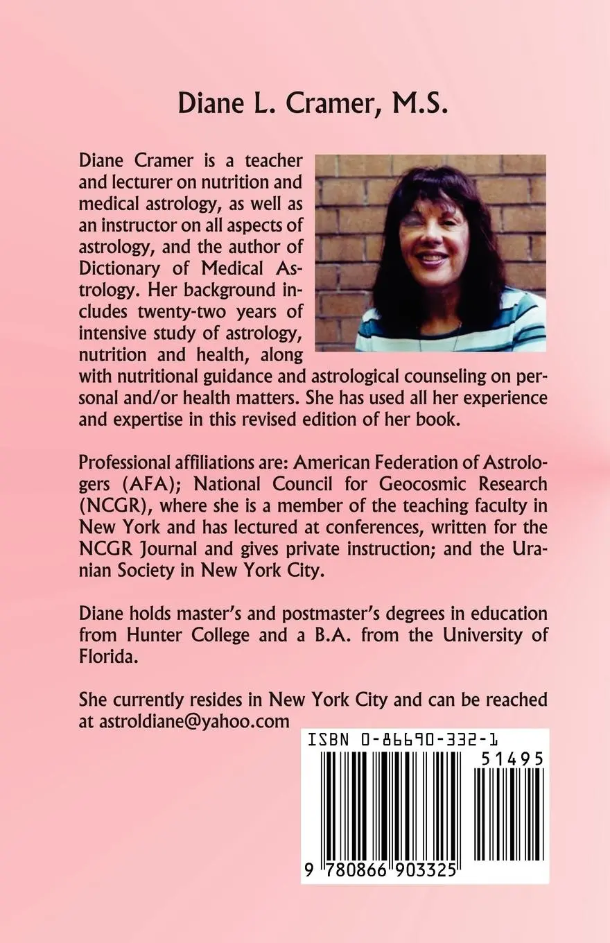 Rückseite: 9780866903325 | How to Give an Astrological Health Reading | Diane L. Cramer | Buch