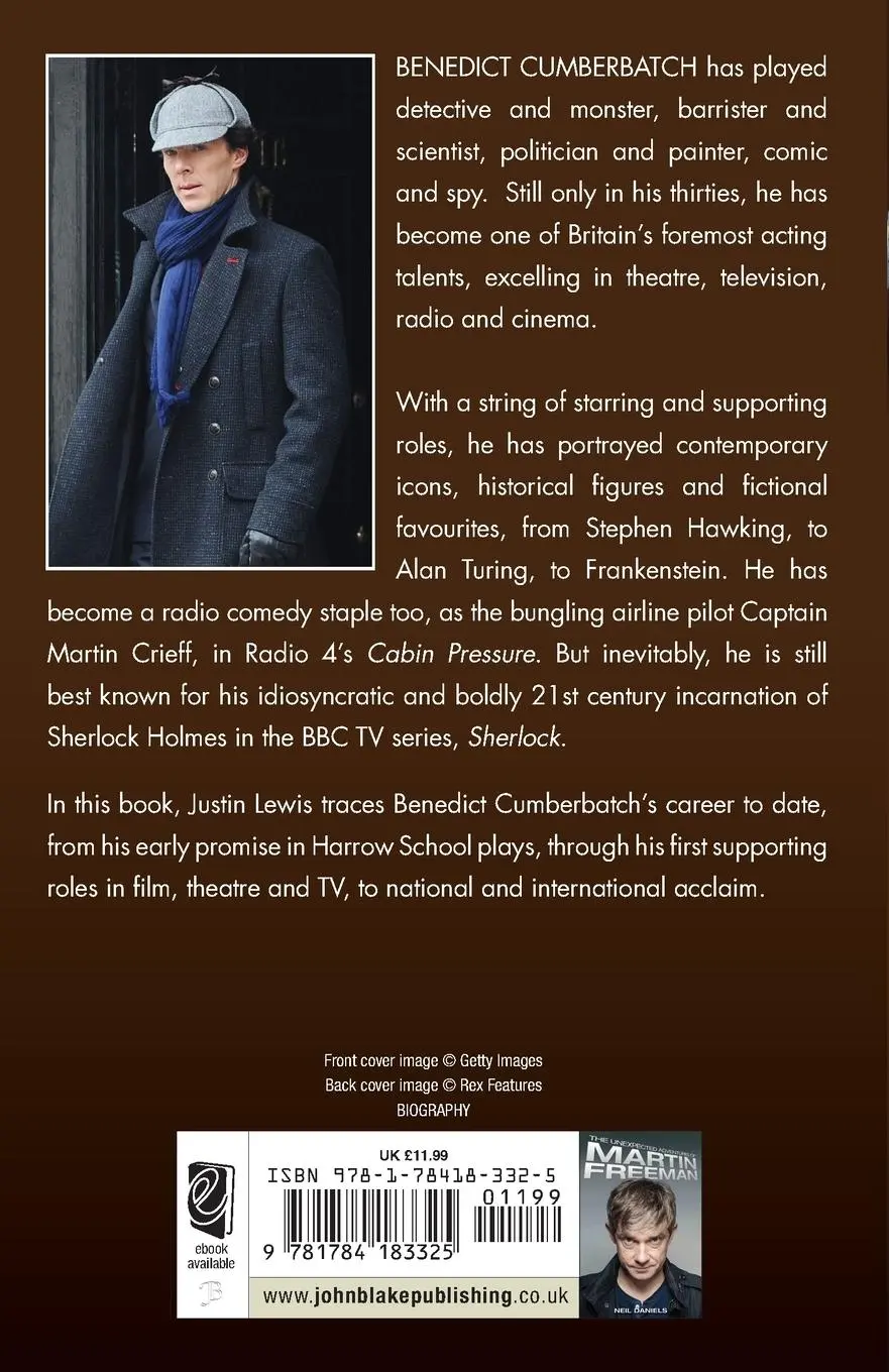Rückseite: 9781784183325 | Benedict Cumberbatch - The Biography | Justin Lewis | Taschenbuch