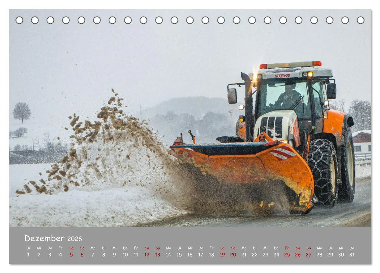 Bild: 9783457663325 | Landtechnik im Einsatz (Tischkalender 2026 DIN A5 quer), CALVENDO...
