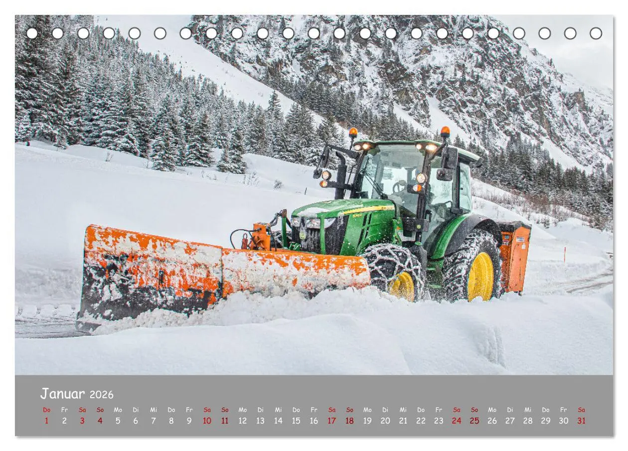 Bild: 9783457663325 | Landtechnik im Einsatz (Tischkalender 2026 DIN A5 quer), CALVENDO...
