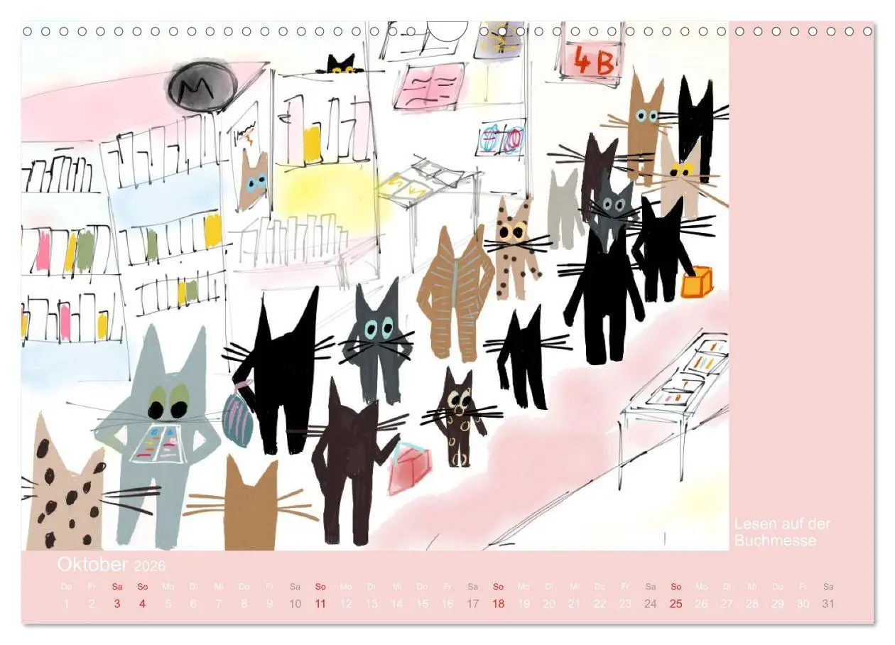Bild: 9783516063325 | Frau Kami Katze entdeckt Frankfurt am Main (Wandkalender 2026 DIN...