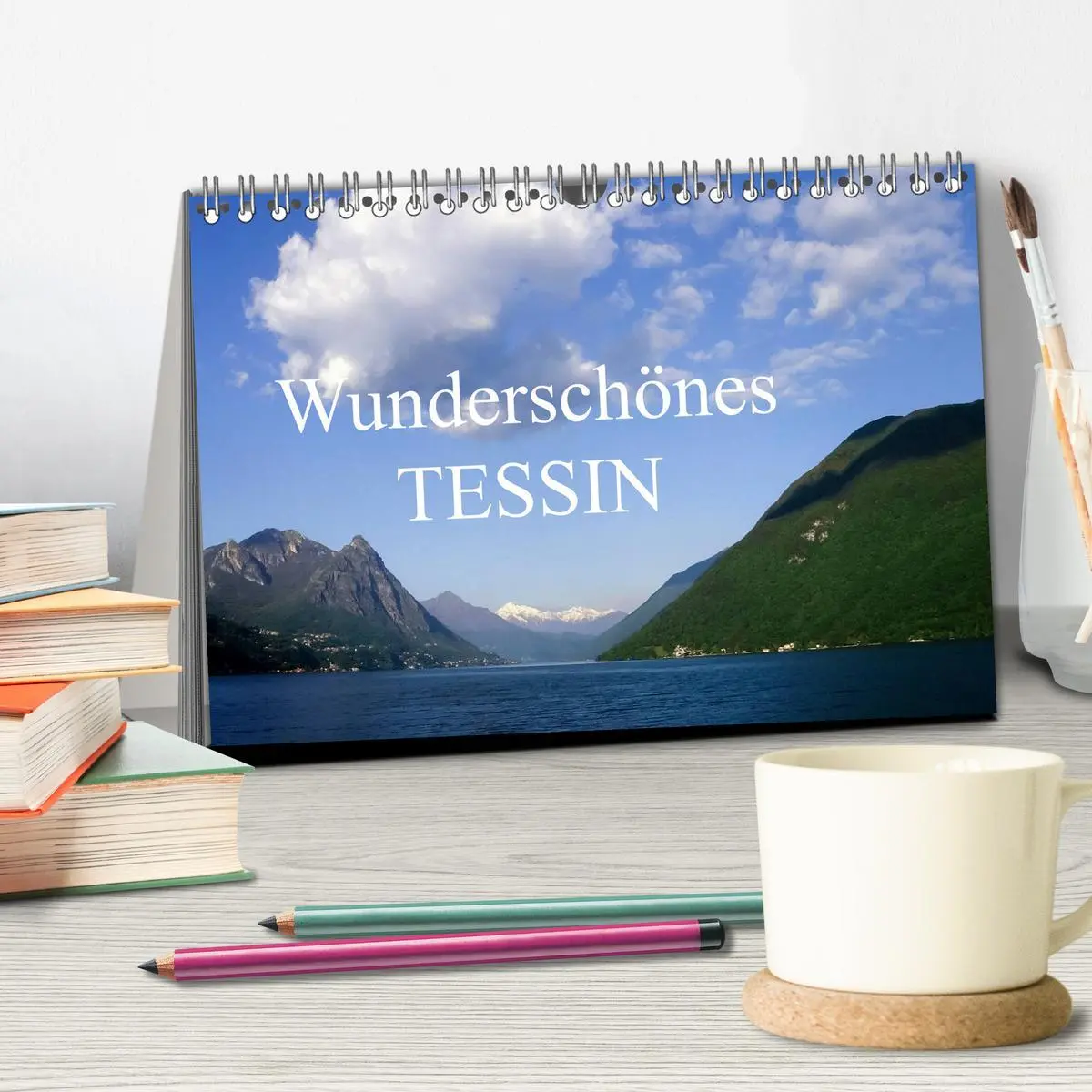 Bild: 9783516133325 | Wunderschönes Tessin (Tischkalender 2026 DIN A5 quer), CALVENDO...