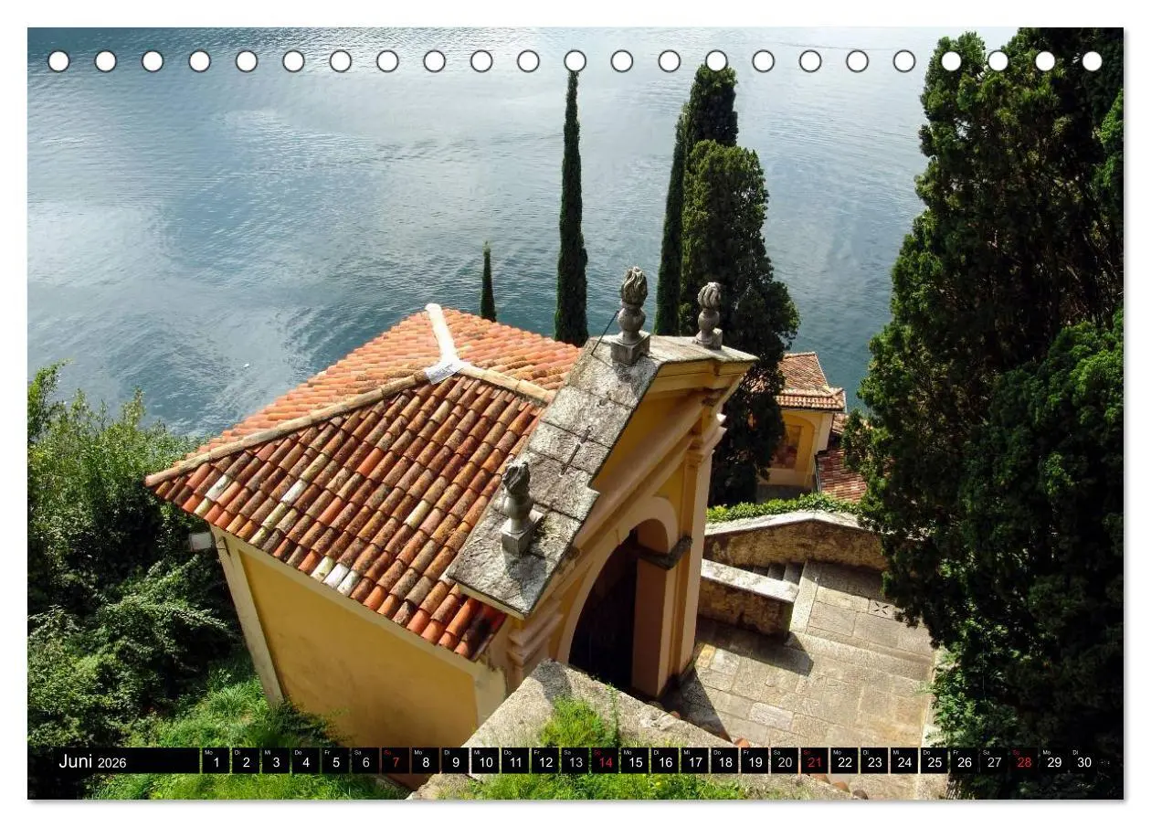 Bild: 9783516133325 | Wunderschönes Tessin (Tischkalender 2026 DIN A5 quer), CALVENDO...