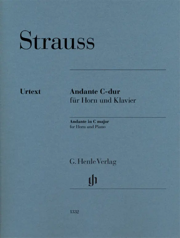 Cover: 9790201813325 | Andante in C major for Horn and Piano | Richard Strauss | Taschenbuch
