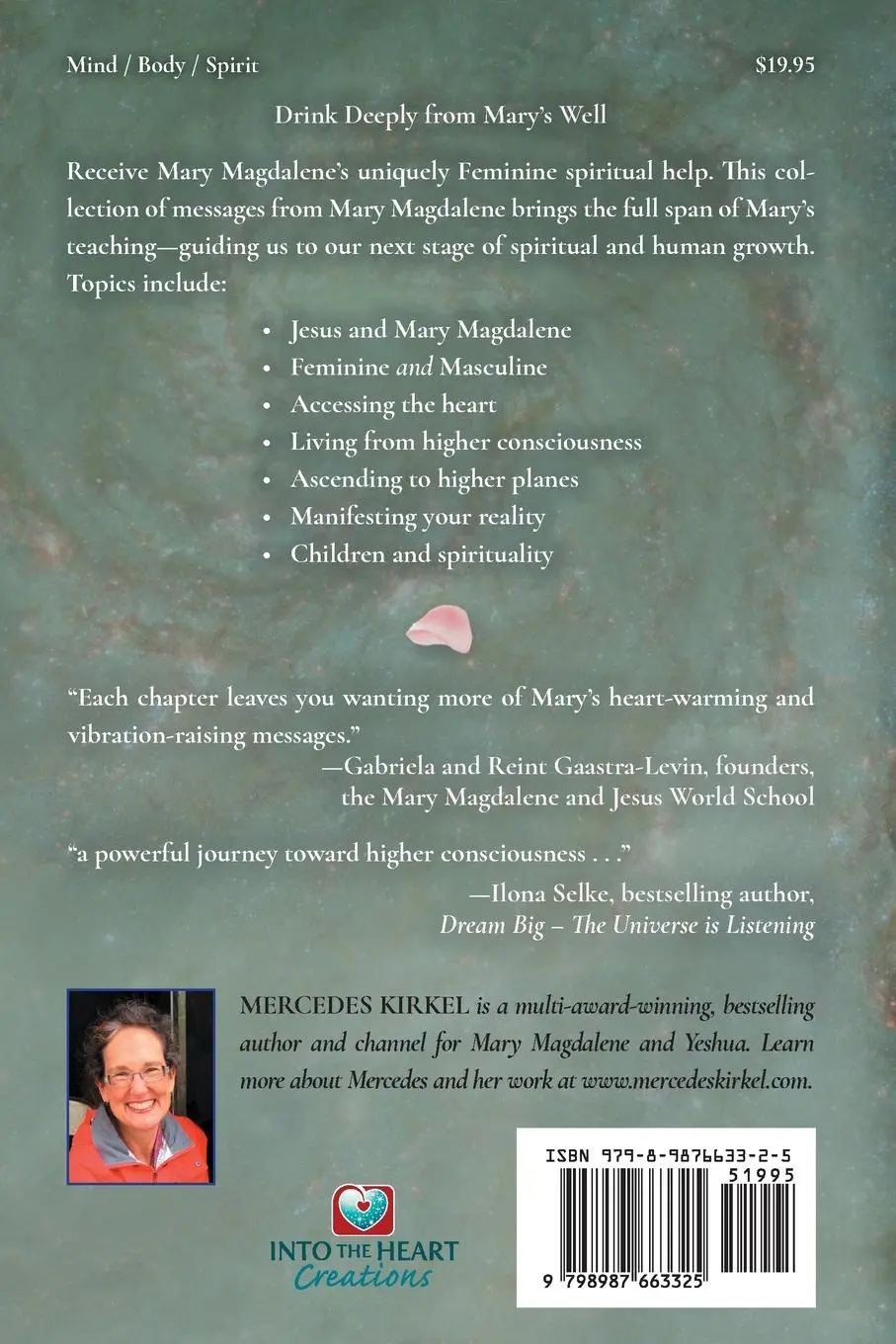 Rückseite: 9798987663325 | Magdalene Wisdom | The Voice of the Feminine | Mercedes Kirkel | Buch